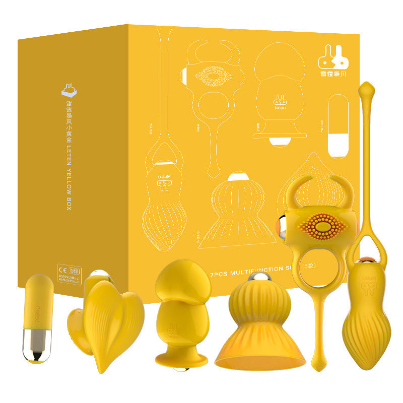 Thunderstorm Seven Great Tortures Vibrating Egg Set for Women's Self-pleasure and Couples' Intimate Toys