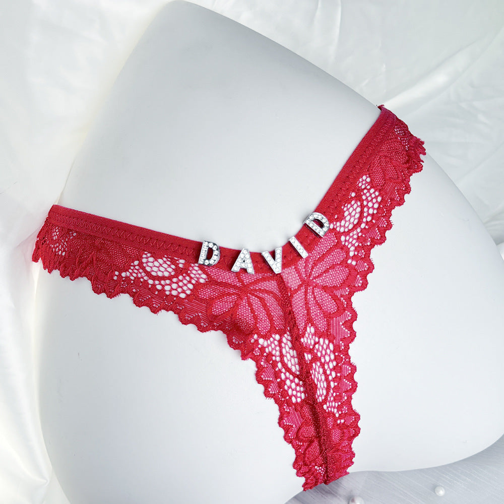 Lingerie Panties Lace Low Waist Pure Cotton G-String Women's Underwear