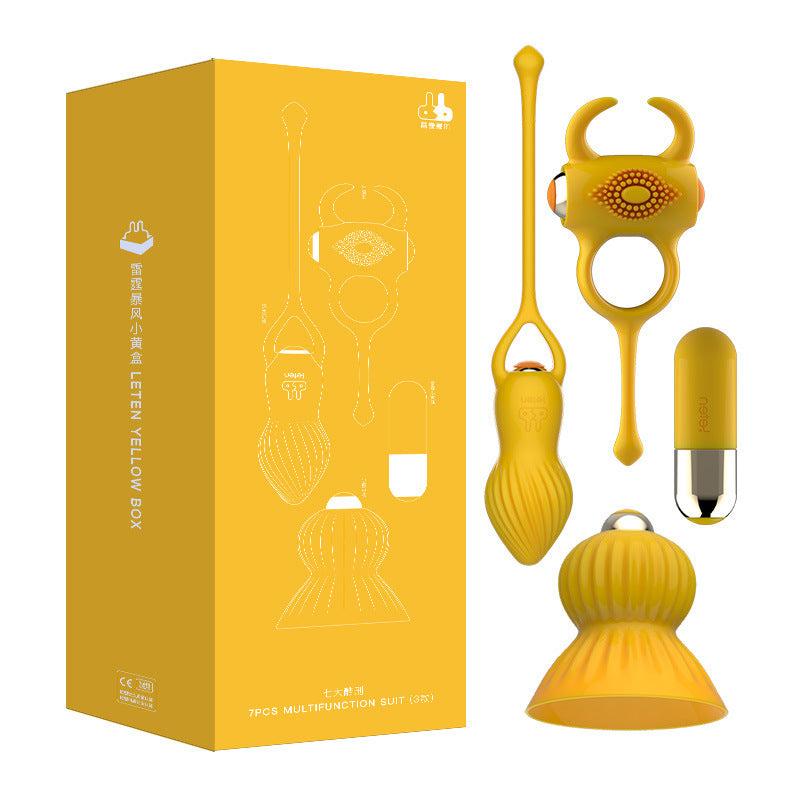 Thunderstorm Seven Great Tortures Vibrating Egg Set for Women's Self-pleasure and Couples' Intimate Toys