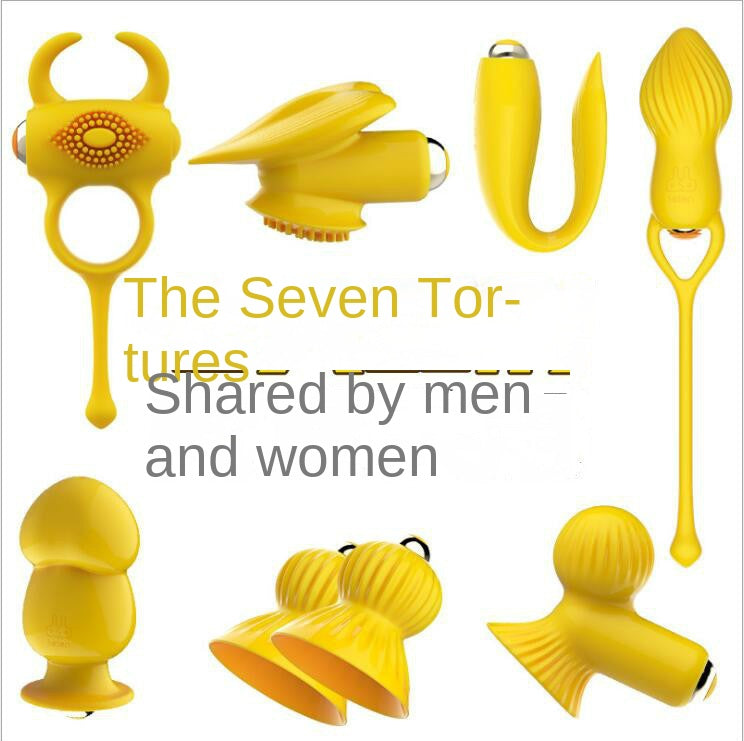 Thunderstorm Seven Great Tortures Vibrating Egg Set for Women's Self-pleasure and Couples' Intimate Toys